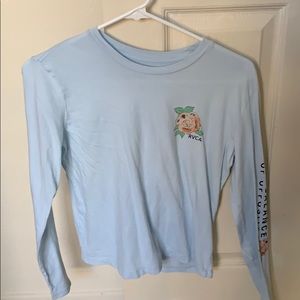 Light Blue RVCA top